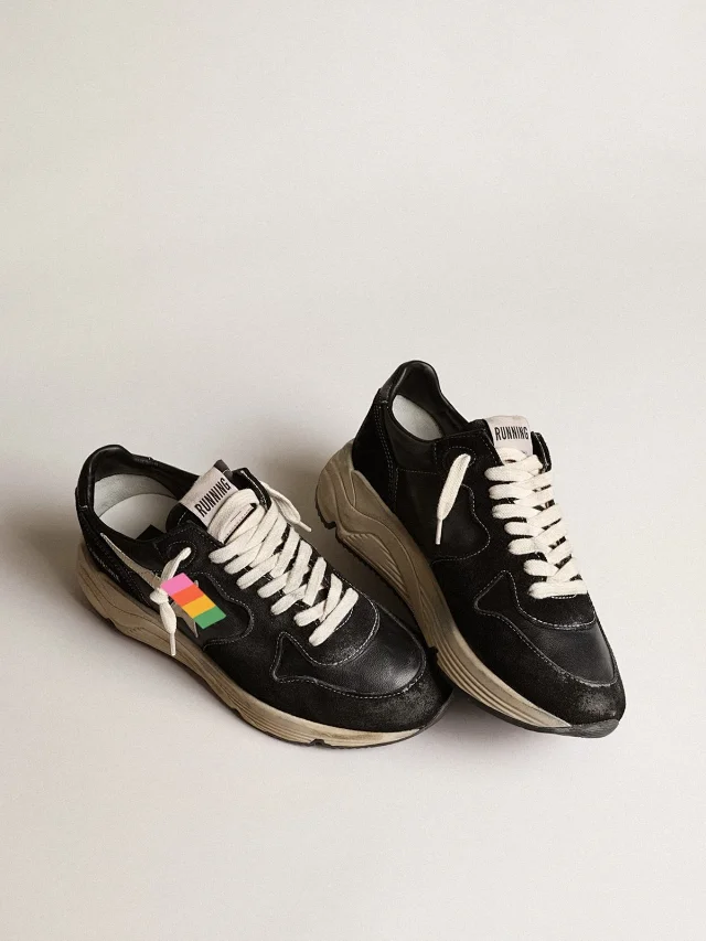 Unbranded Sneakers Distressed star-appliqué chunky product detail image 2