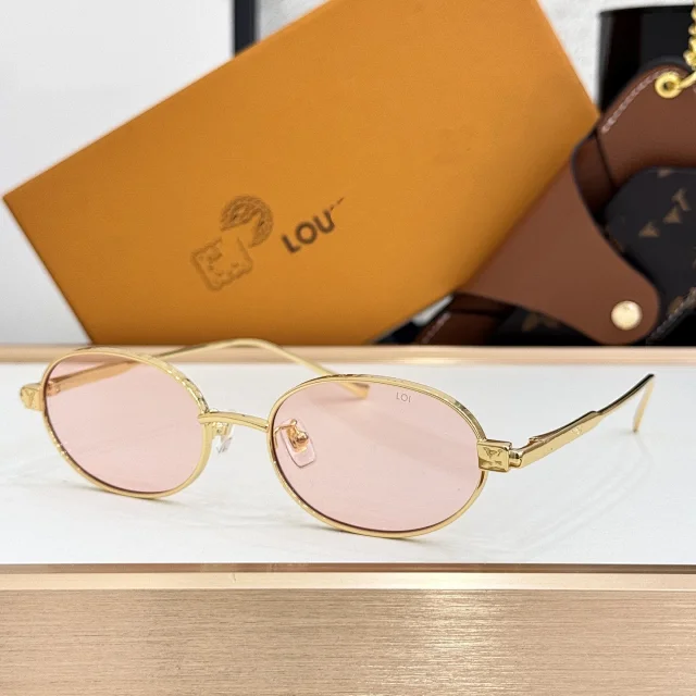 LOUI Eyewear Oval metal-frame product detail image 1
