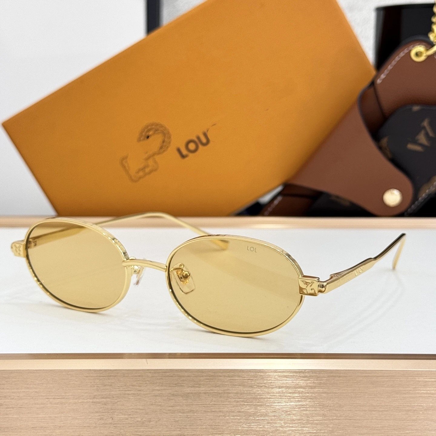 LOUI Eyewear Oval metal-frame — 8