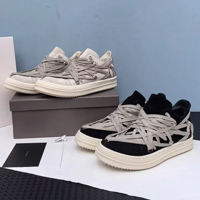 Unbranded Sneakers Low-Top with Wrapped Lace Design product detail image 1