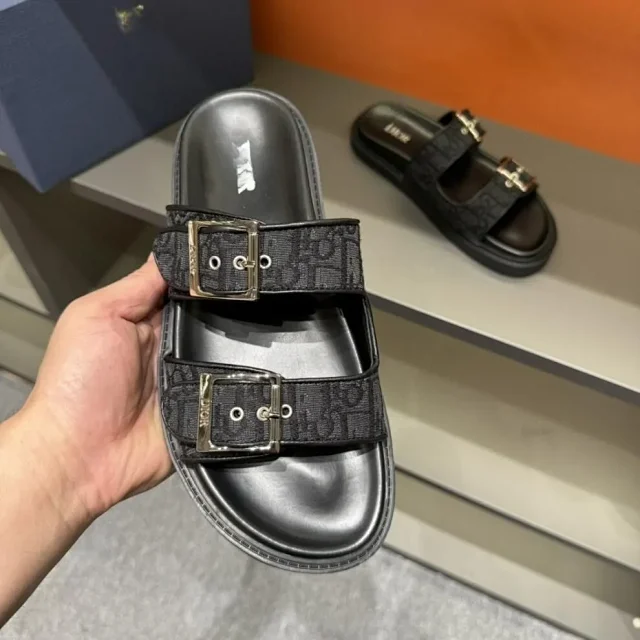 Dior Slippers Oblique Logo Slide product detail image 2