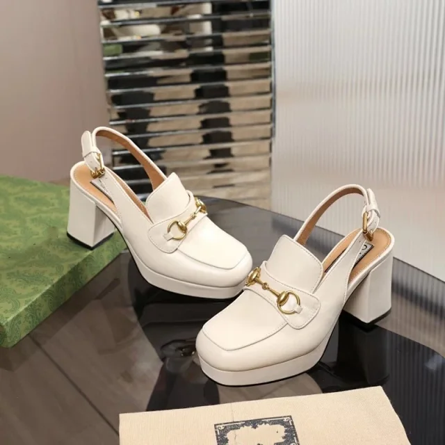 Gucci High Heels Platform Slingback Horsebit product detail image 4