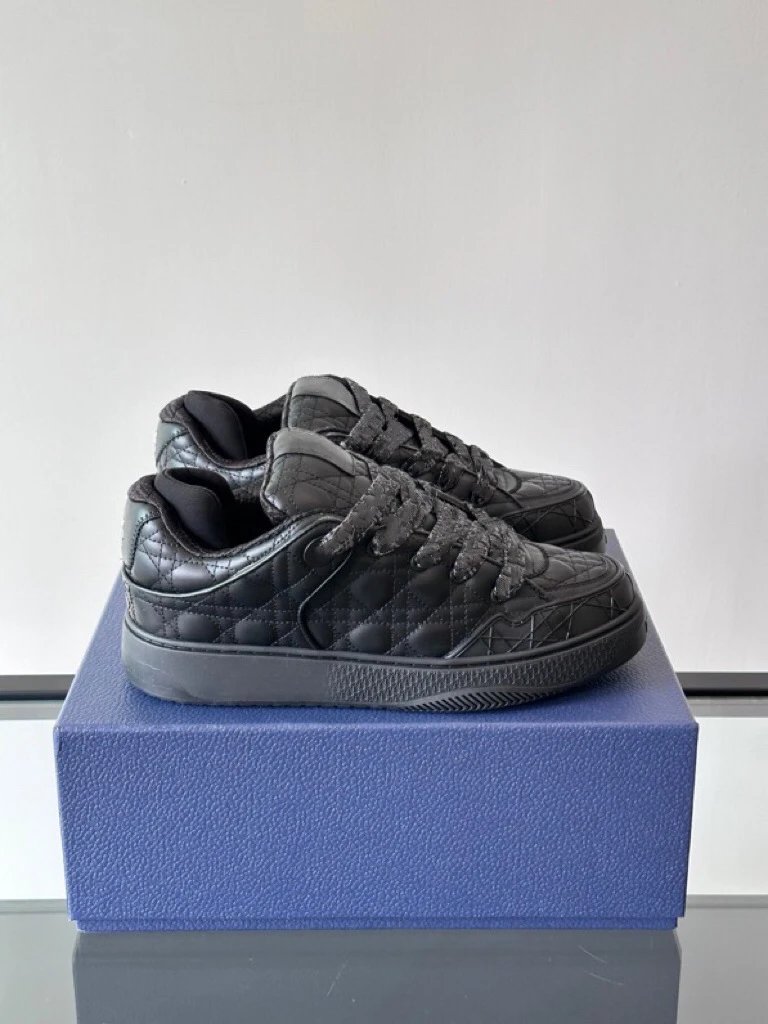 Unbranded Sneakers Low-Top Quilted Lace-Up image 5