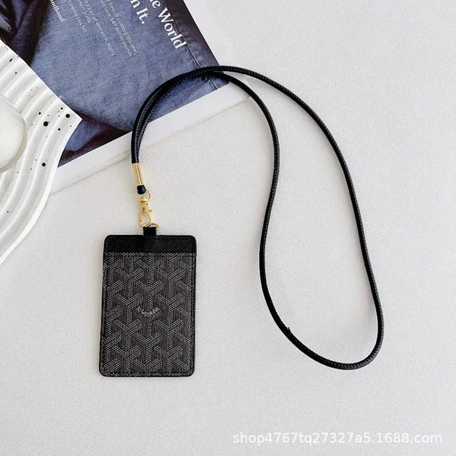 Goyard Wallets & Card Holders Chevron-print lanyard holder product detail image 5