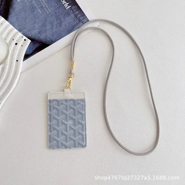 Goyard Wallets & Card Holders Chevron-print lanyard holder product detail image 7