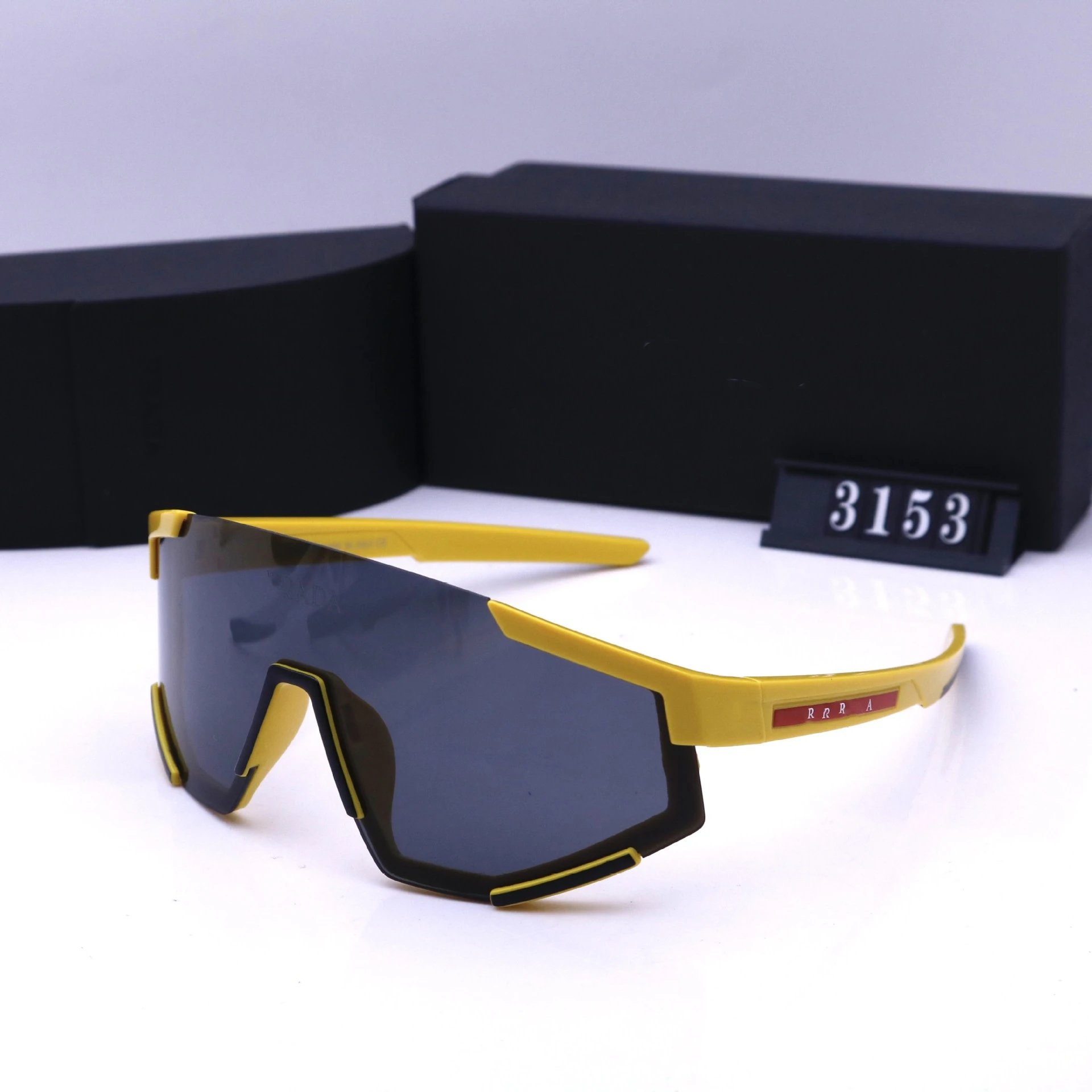 Prada Eyewear 3153 Shield Sunglasses — C5