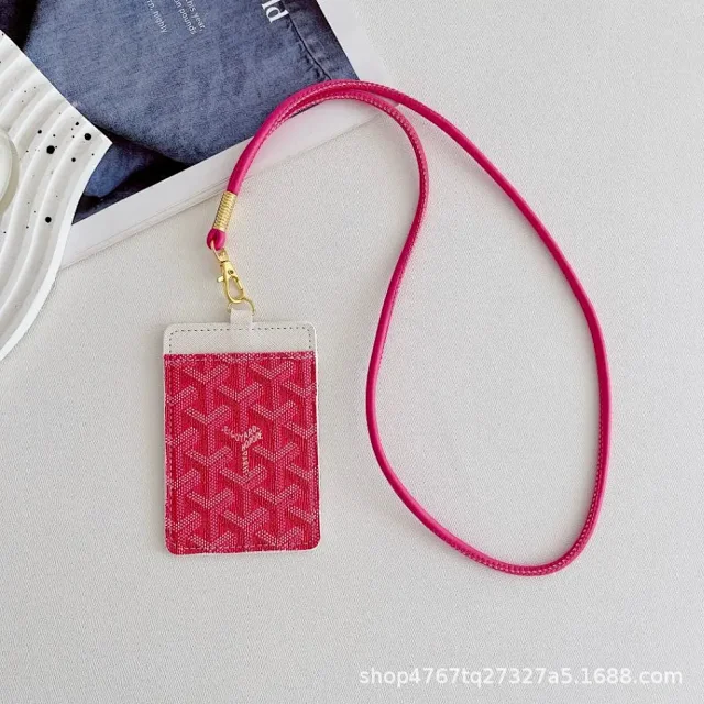 Goyard Wallets & Card Holders Chevron-print lanyard holder product detail image 10