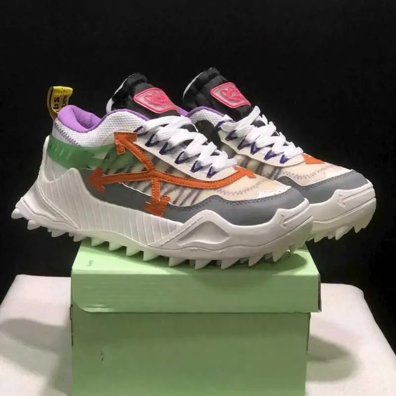 Unbranded Sneakers Chunky platform with arrow appliqué — orange purple