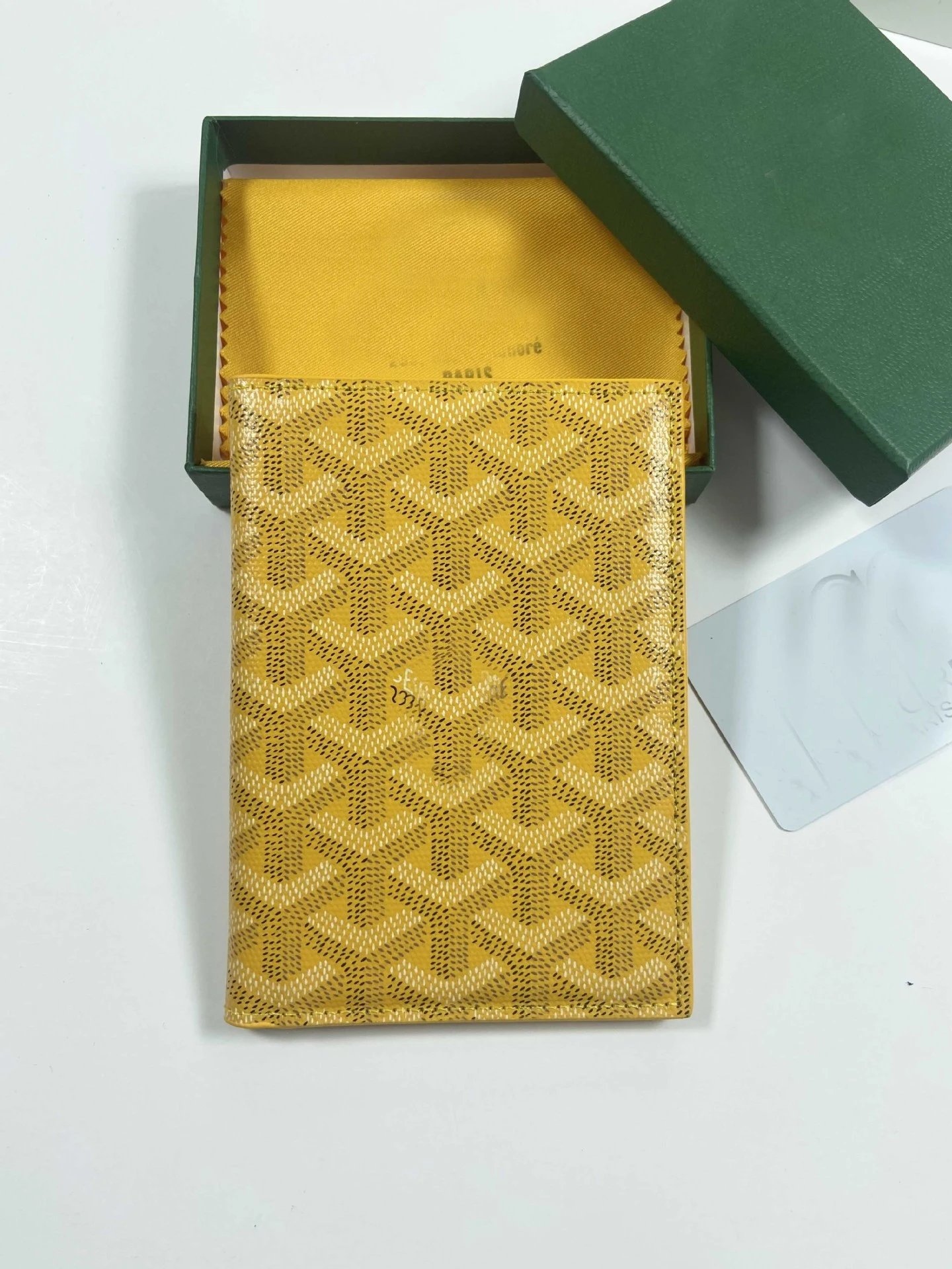 Goyard Wallets & Card Holders A90 Bifold Holder — Yellow