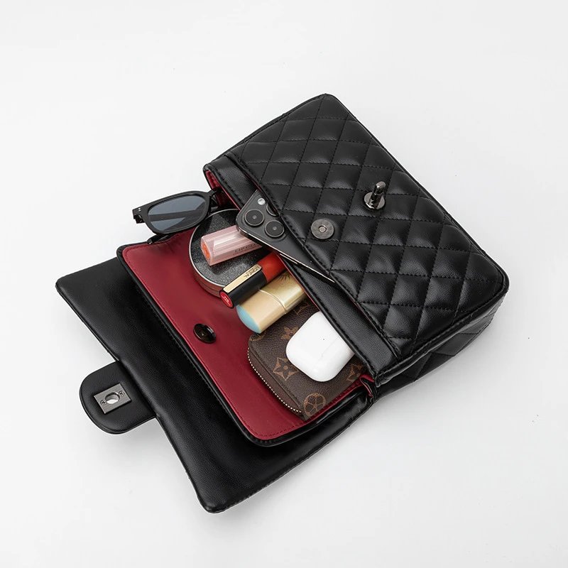 Chanel Crossbody Bags Quilted Flap Chain Strap image 4