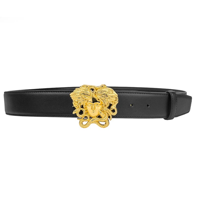 ZUER Belts Snake-haired face buckle image 2