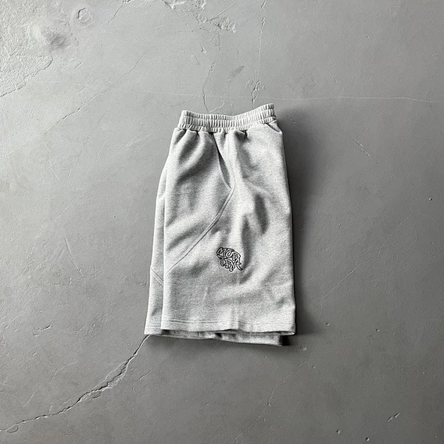 Unbranded Shorts Embroidered Letter Sweat with Contrast Pocket Inserts product detail image 3