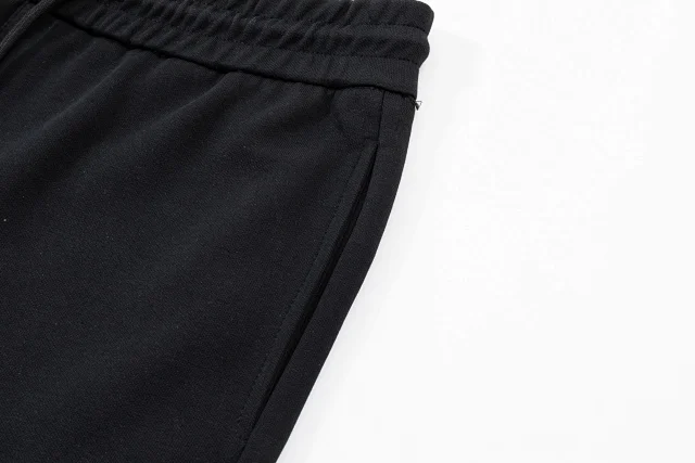 Prada Shorts Elastic Drawstring with Contrast Striped Leg Panel product detail image 8