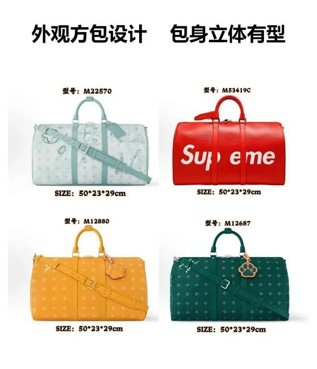 Louis Vuitton Monogram travel duffel bag product detail image 5