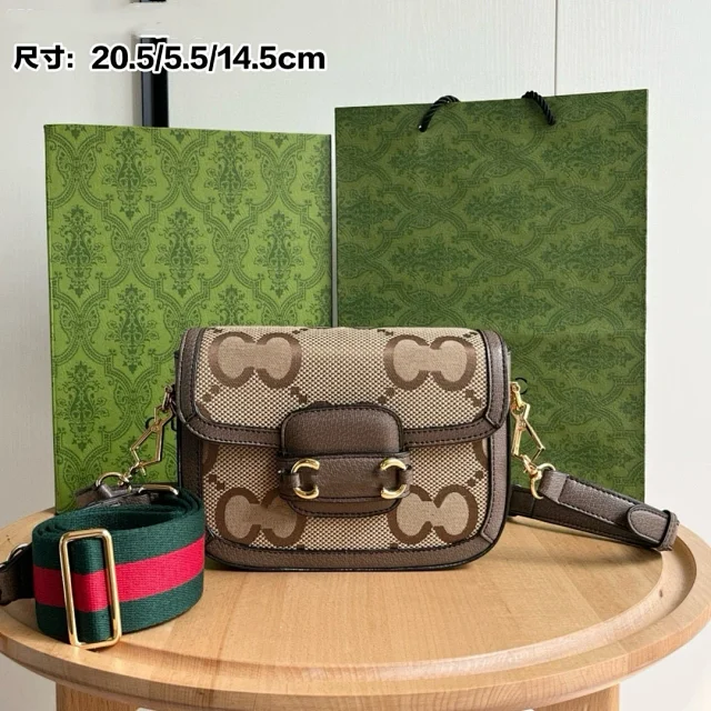 Gucci Crossbody Bags Horsebit 1955 saddle bag product detail image 5