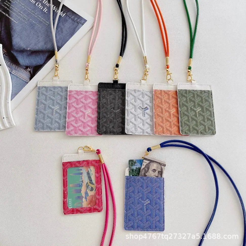 Goyard Wallets & Card Holders Chevron-print lanyard holder image 3
