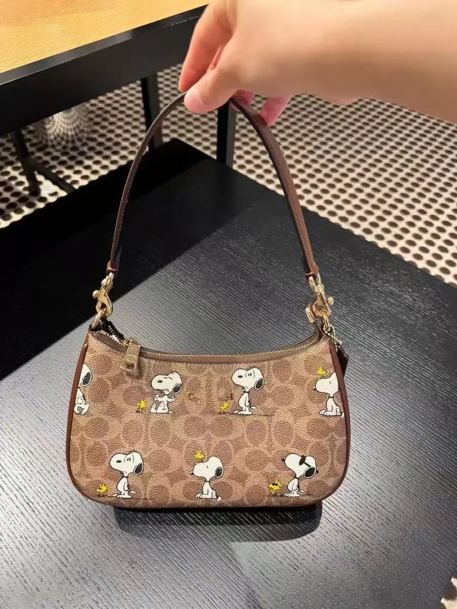 Coach Shoulder Bags Signature canvas chain-strap bag — Spinu Airplane Gift Bag》