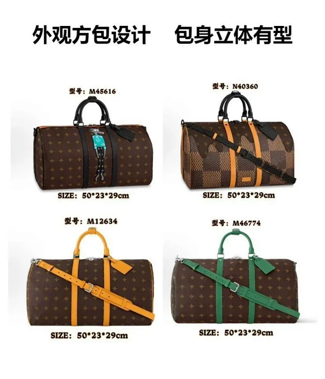 Louis Vuitton Monogram travel duffel bag product detail image 3