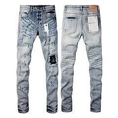 Purpul Jeans Slim distressed paint-splatter product detail image 15