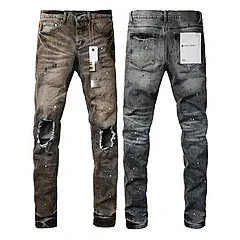 Purpul Jeans Slim distressed paint-splatter product detail image 22