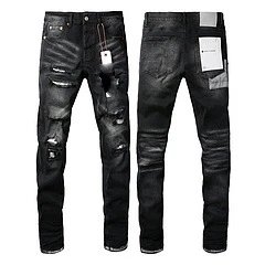Purpul Jeans Slim distressed paint-splatter image 4