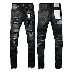 Purpul Jeans Slim distressed paint-splatter product detail image 48