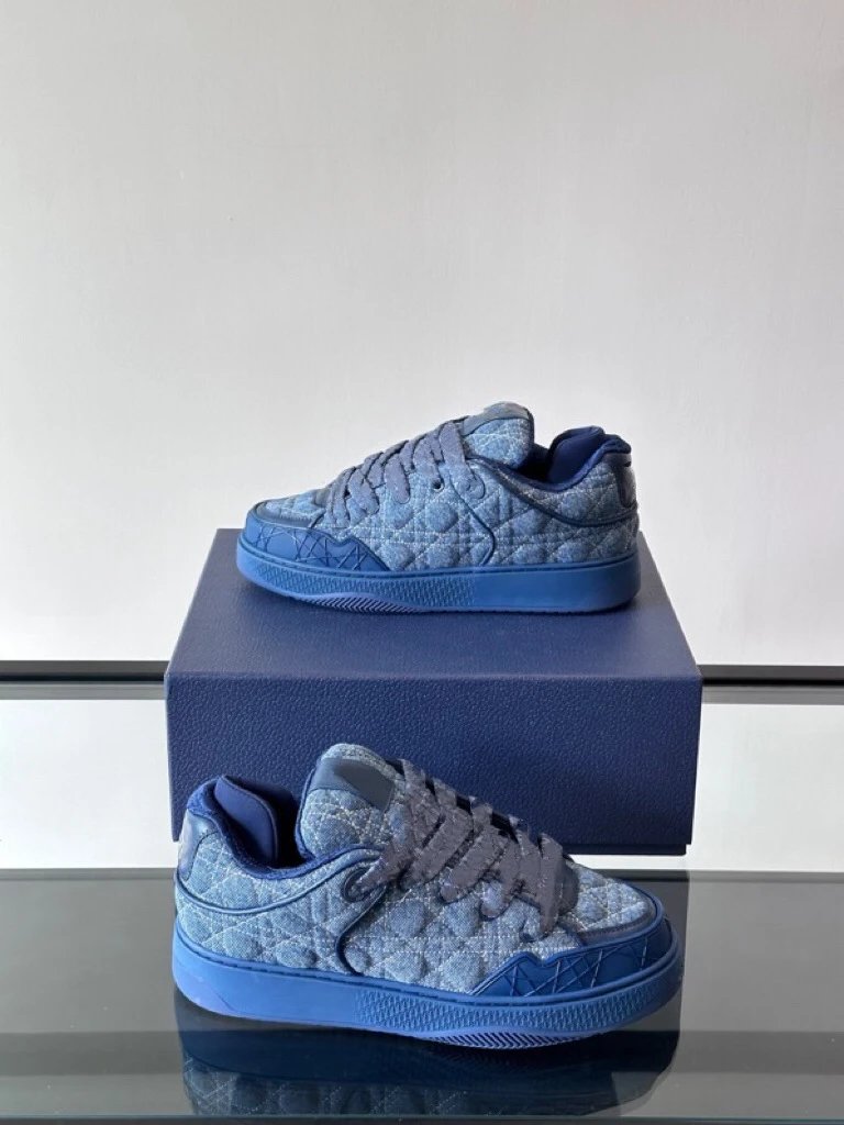 Unbranded Sneakers Low-Top Quilted Lace-Up image 2