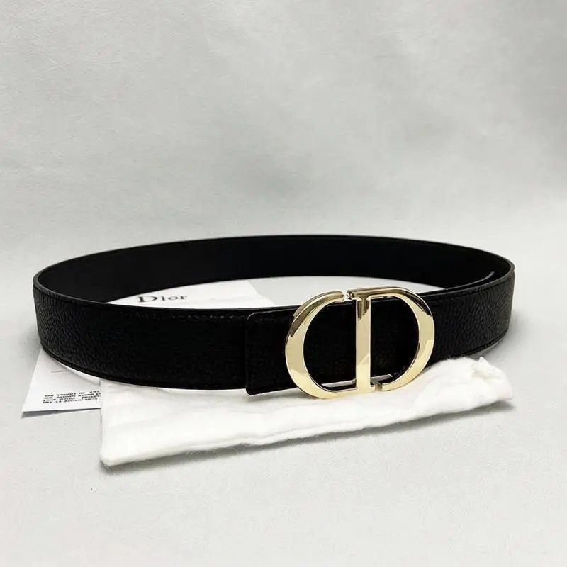 Dior Belts CD Buckle Leather Belt image 2