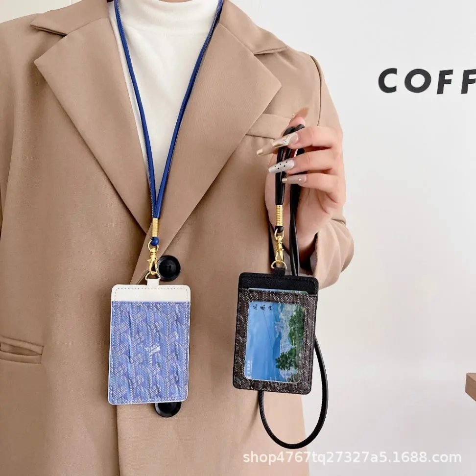 Goyard Wallets & Card Holders Chevron-print lanyard holder image 4