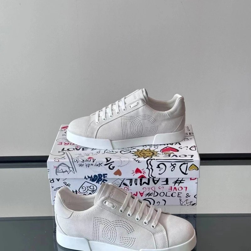 Dolce & Gabbana Sneakers Velcro Strap Shell-Toe — 23