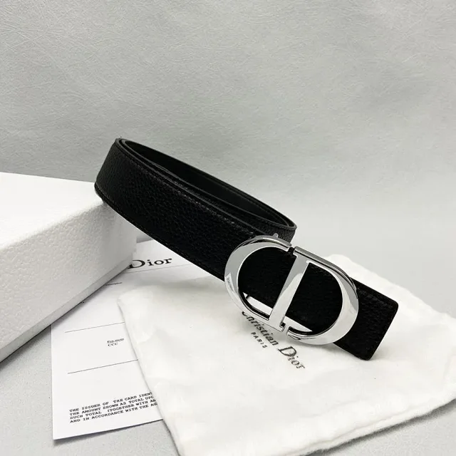 Dior Belts CD Buckle Leather Belt product detail image 6