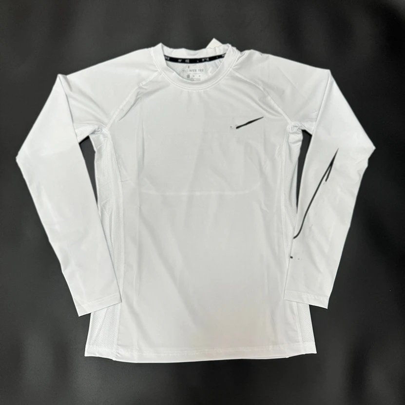 Nike Dri-FIT sleeveless compression tank top — 223 model, small label, long-sleeve bodysuit