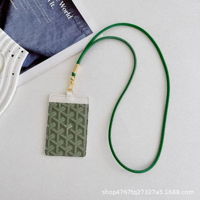 Goyard Wallets & Card Holders Chevron-print lanyard holder product detail image 8