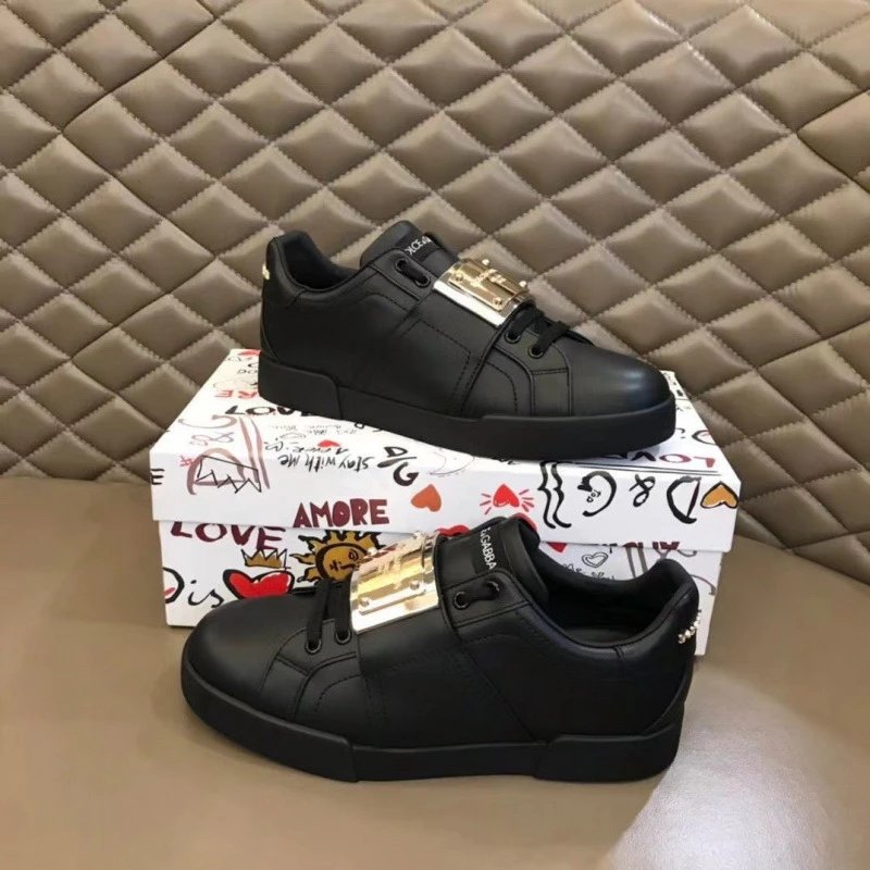 Dolce & Gabbana Sneakers Velcro Strap Shell-Toe — 39
