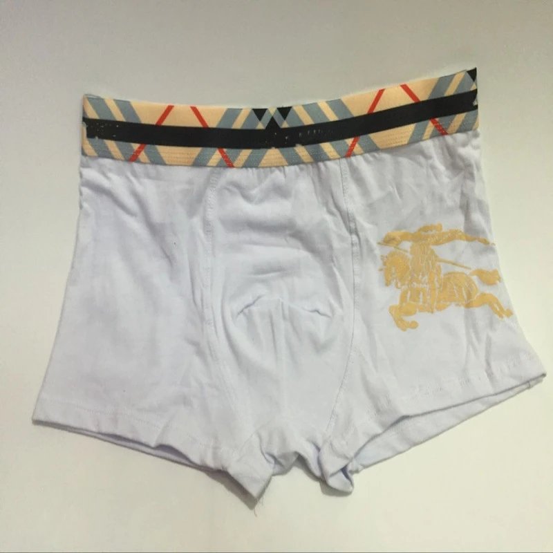 Burberry Underwear Equestrian Knight Print Boxer Briefs with Check-Pattern Waistband image 2