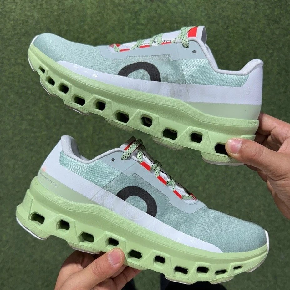 CloudTec Sneakers Knit with hollow-cushion sole — Gray-green