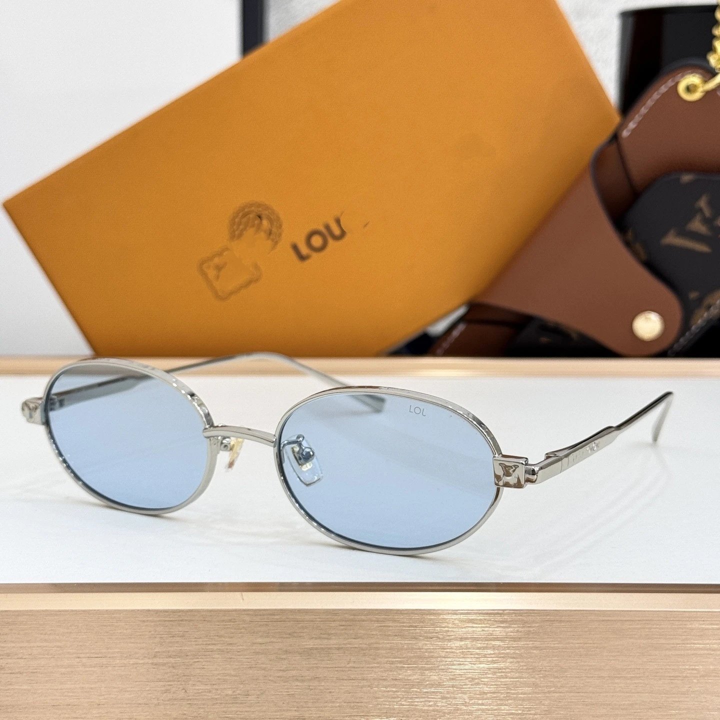 LOUI Eyewear Oval metal-frame — 9