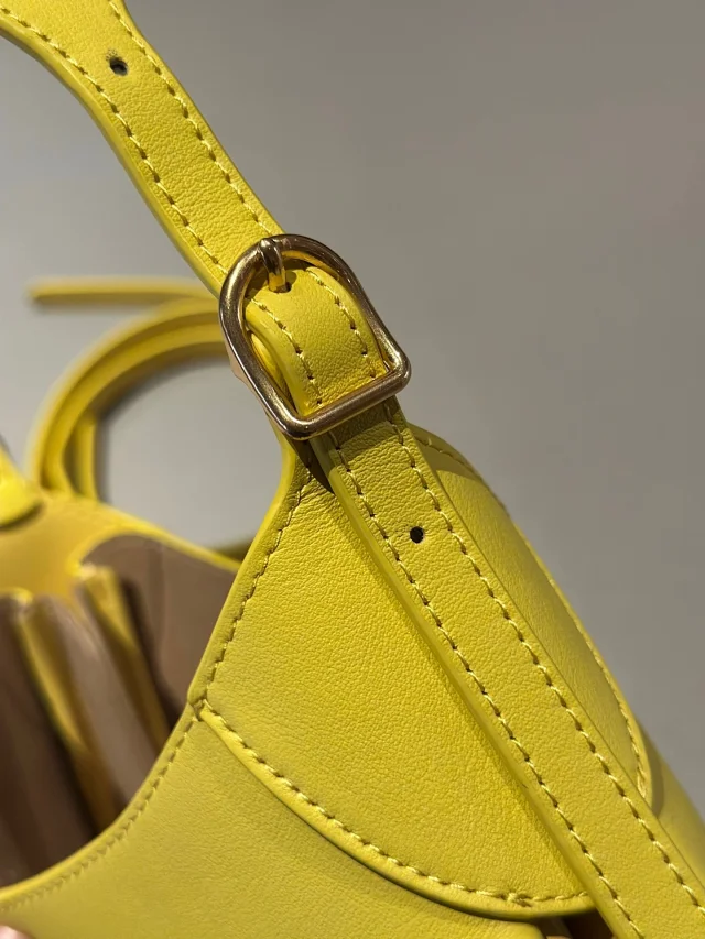 Unbranded Shoulder Bags Crescent Hobo Bag with Gold-Tone Horse Emblem product detail image 20