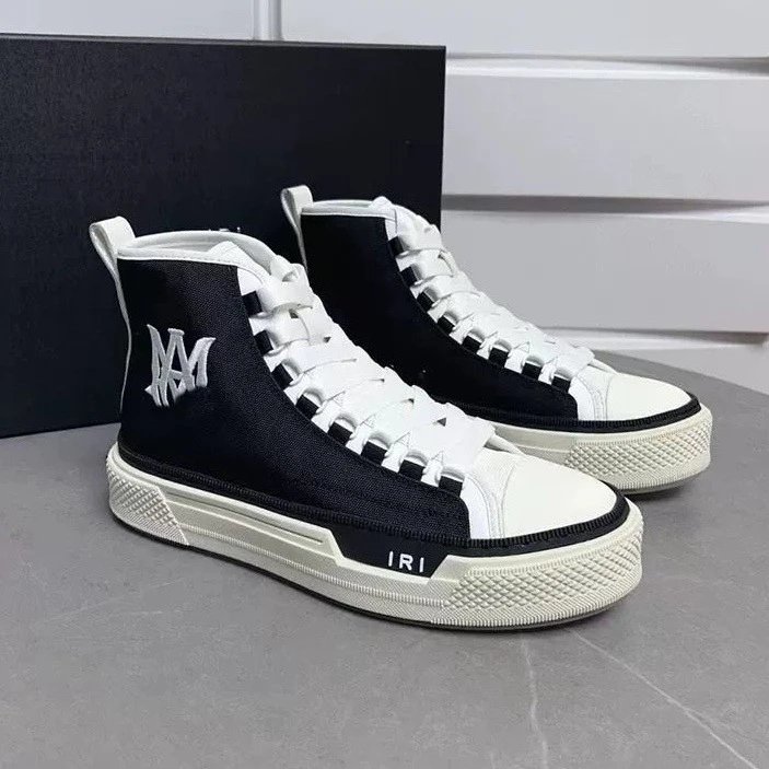 AMIRI Sneakers High-Top Canvas with Star Appliqués image 3