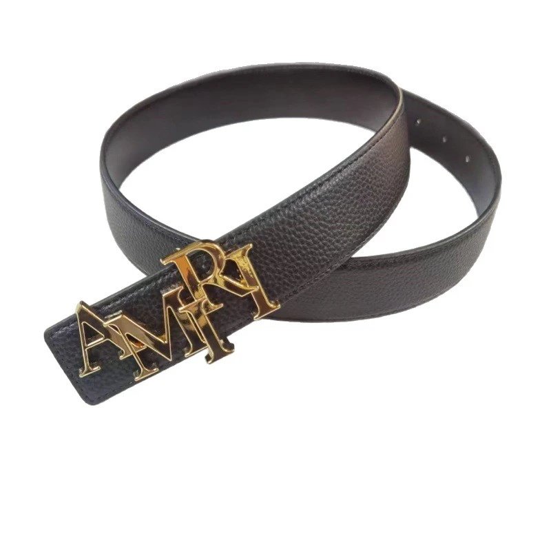 Amiri Belts 3.8 cm belt with letter buckle image 5