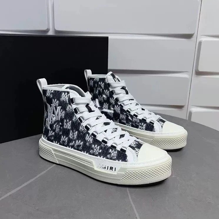 AMIRI Sneakers High-Top Canvas with Star Appliqués — Figure 3