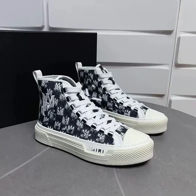 AMIRI Sneakers High-Top Canvas with Star Appliqués product detail image 9