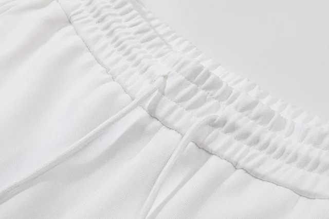 Prada Shorts Elastic Drawstring with Contrast Striped Leg Panel product detail image 12
