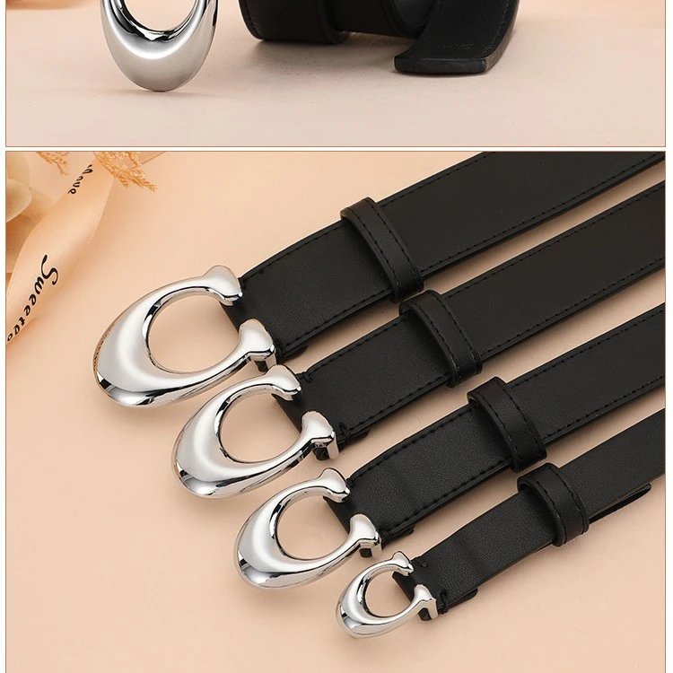 Unbranded Belts C-Shaped Buckle Belt image 3