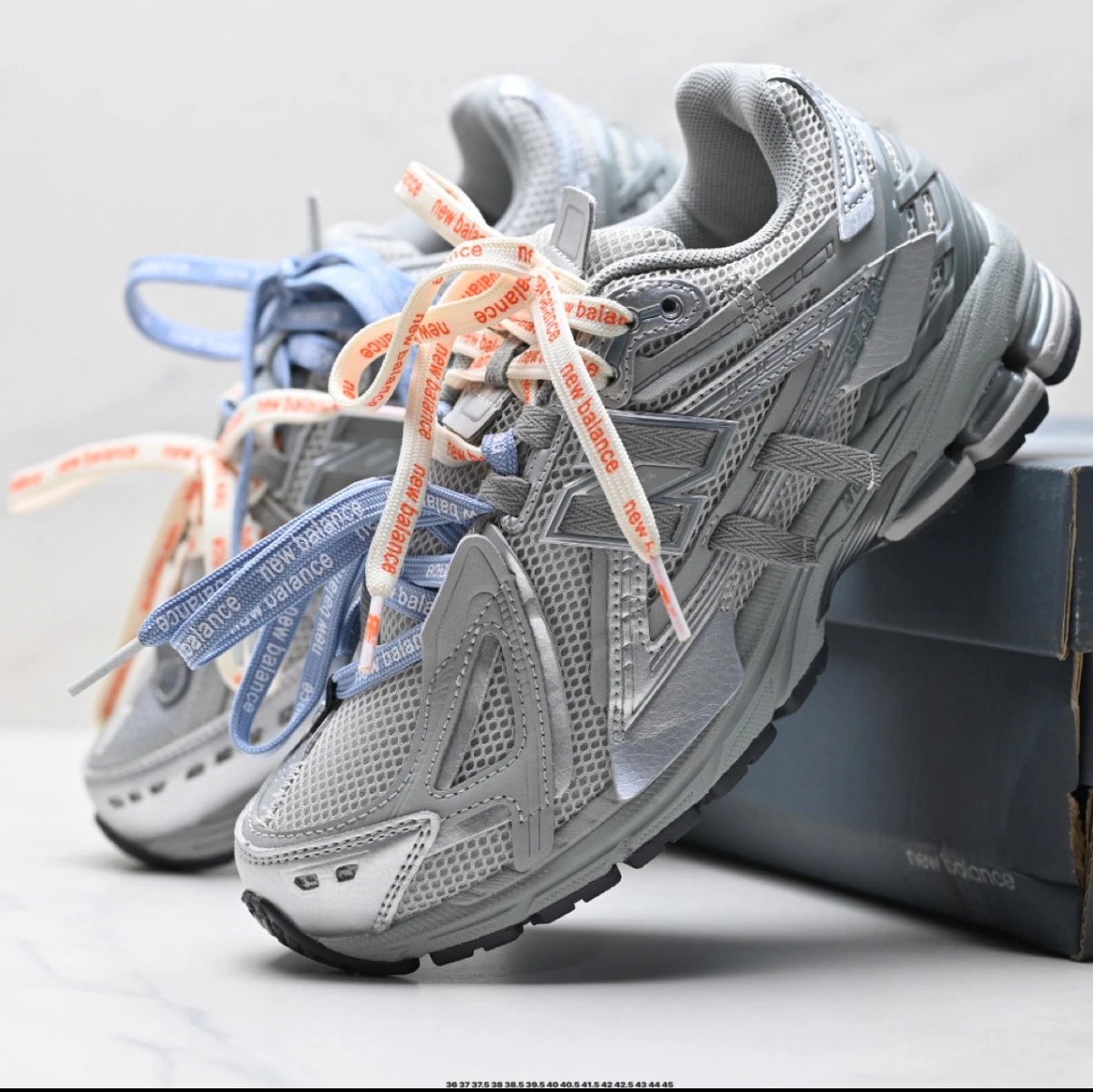 New Balance Sneakers 1906A distressed deconstructed design with ribbon laces — 13