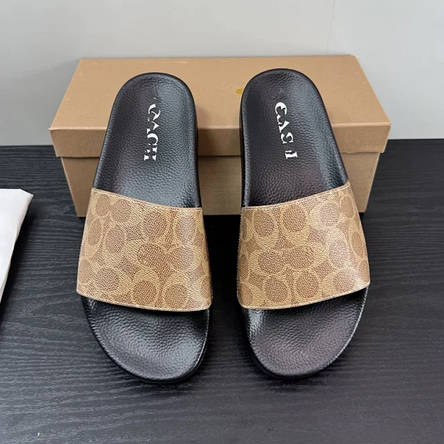Coach Slippers Monogram Print Slide product detail image 7