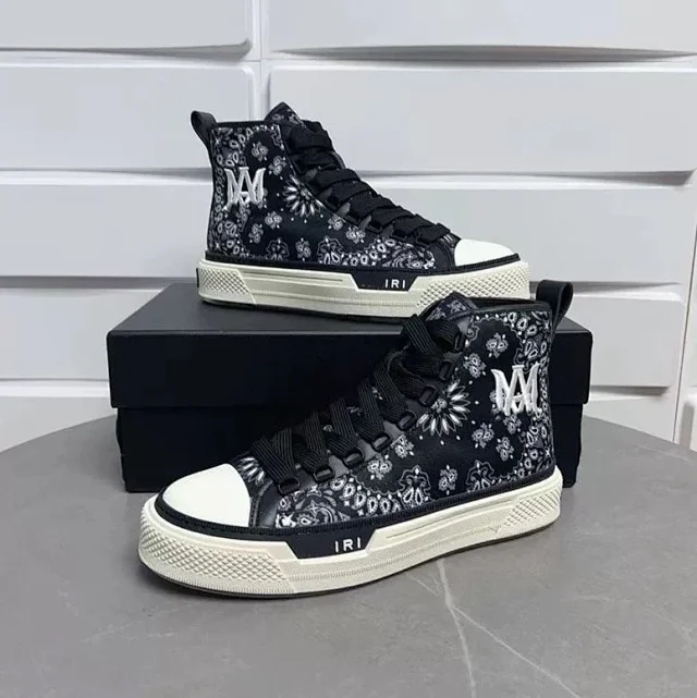 AMIRI Sneakers High-Top Canvas with Star Appliqués product detail image 13