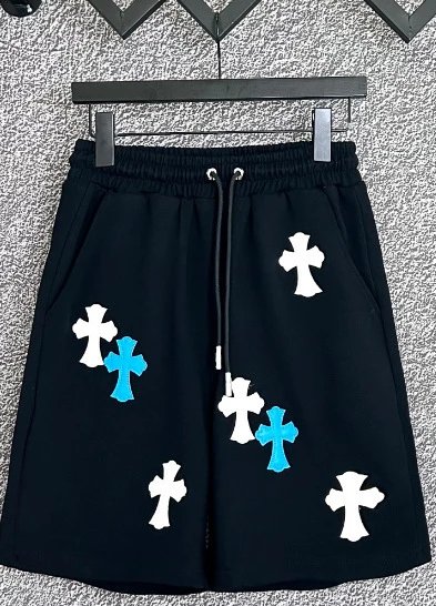 Chrome Hearts Shorts Printed Drawstring — D006 Black