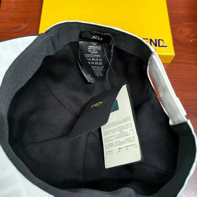 Fendi Hats FF Monogram Baseball Cap product detail image 8