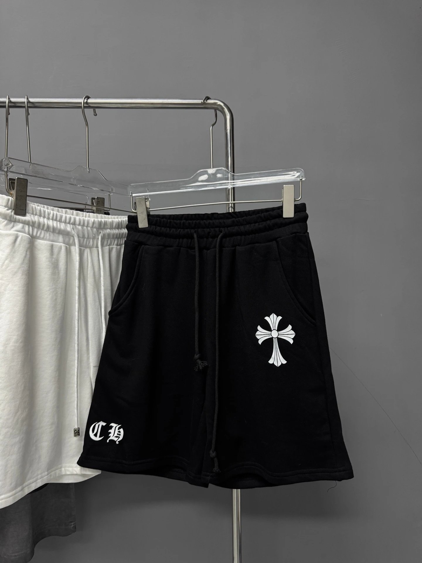Chrome Hearts Shorts Printed Drawstring — KL05 black